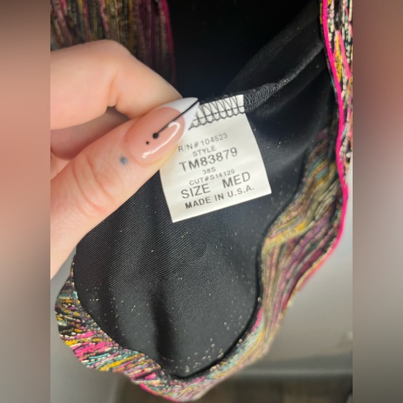 Multi-colored blazer size M - made in USA - Picture 3 of 3